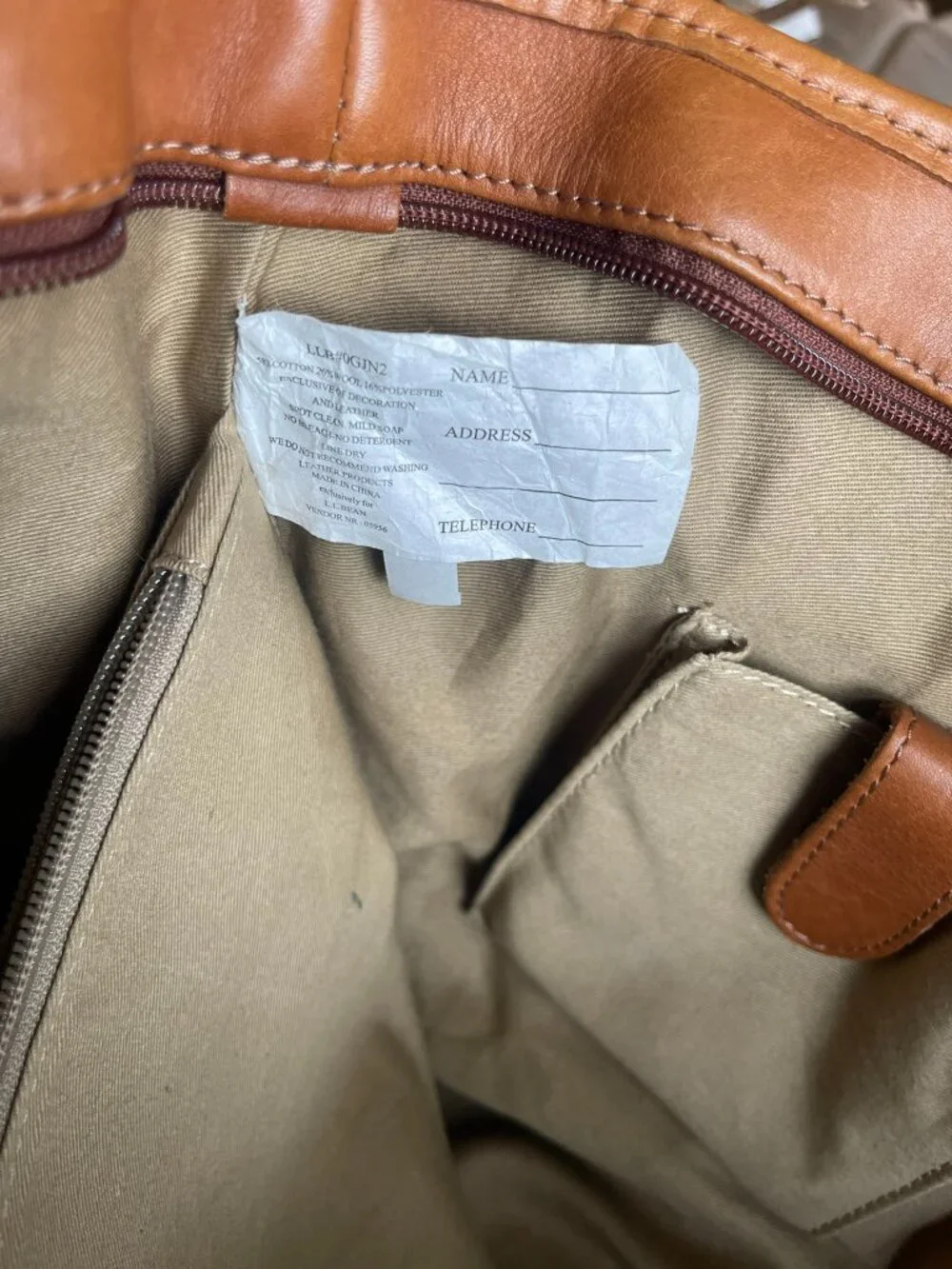 Vintage 90's  L.L.Bean Boat & Tote Bag - Picture 9 of 15